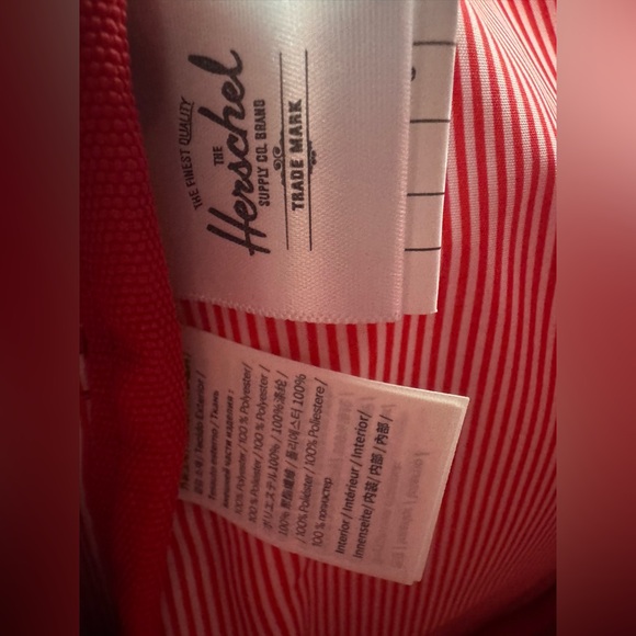 Herschel Supply Company Plum / Eggplant Purple Backpack / Maroon + Gold Hardwear - Picture 6 of 7